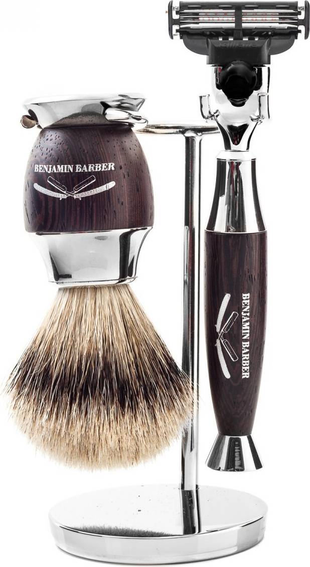 Benjamin Barber Marquise 3-part Shaving Set Set without Razor