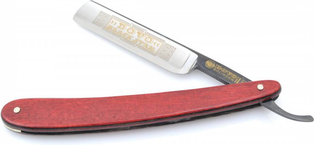 Straight Razor Red Pakkawood