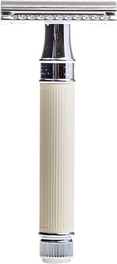 Safety Razor Rubber Coated Ivory