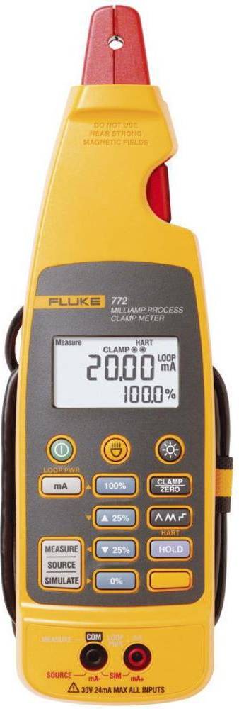 772 Loop Calibrators Type Milliamp Process Clamp Meter