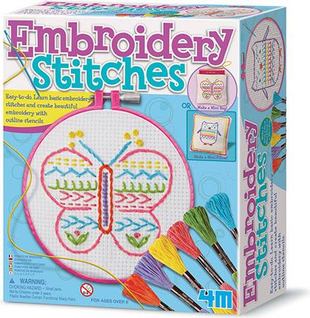 Easy-To-Do Embroidery Stitches Craft Set