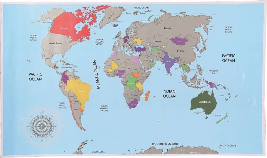 Scratch World Map
