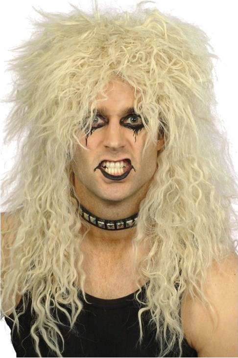 Smiffys Hard Rocker Wig Blonde