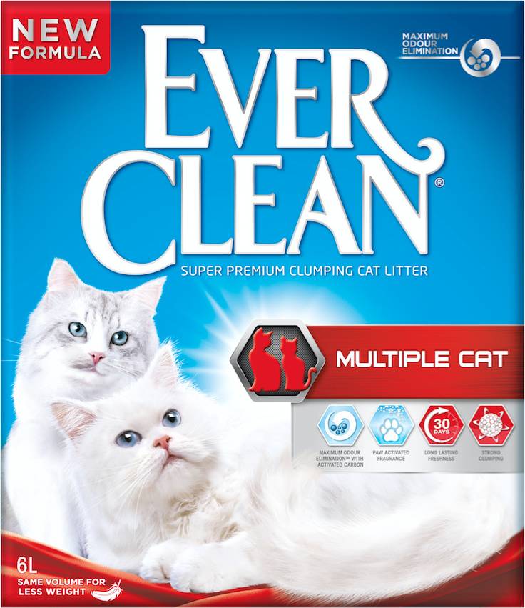 Ever clean kattsand Ever Clean Multiple Cat 6L