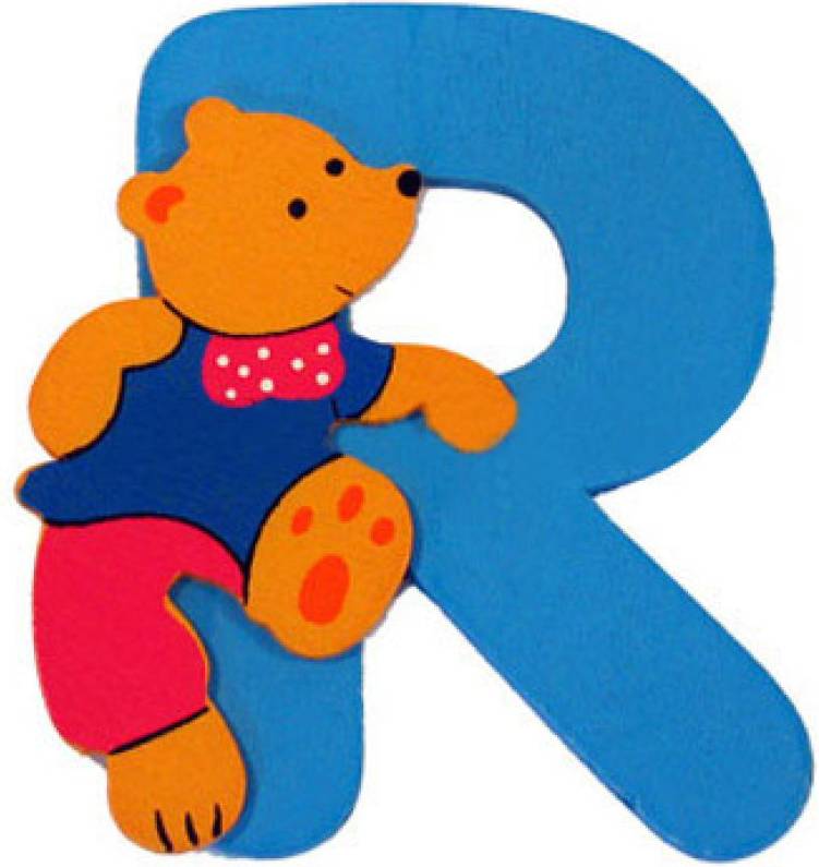 Lettera R In Legno Colore Assortito 23000948