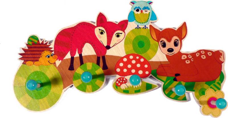 Coat Rack Forrest Animals 30303