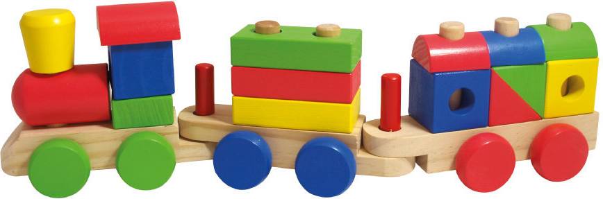 Beluga Building Block Train