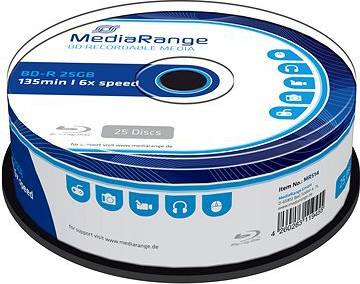 BD-R Extra Protection 25GB 6x Spindle 25-Pack