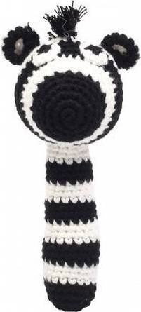 NatureZoo Mr. Zebra Rattle Stick