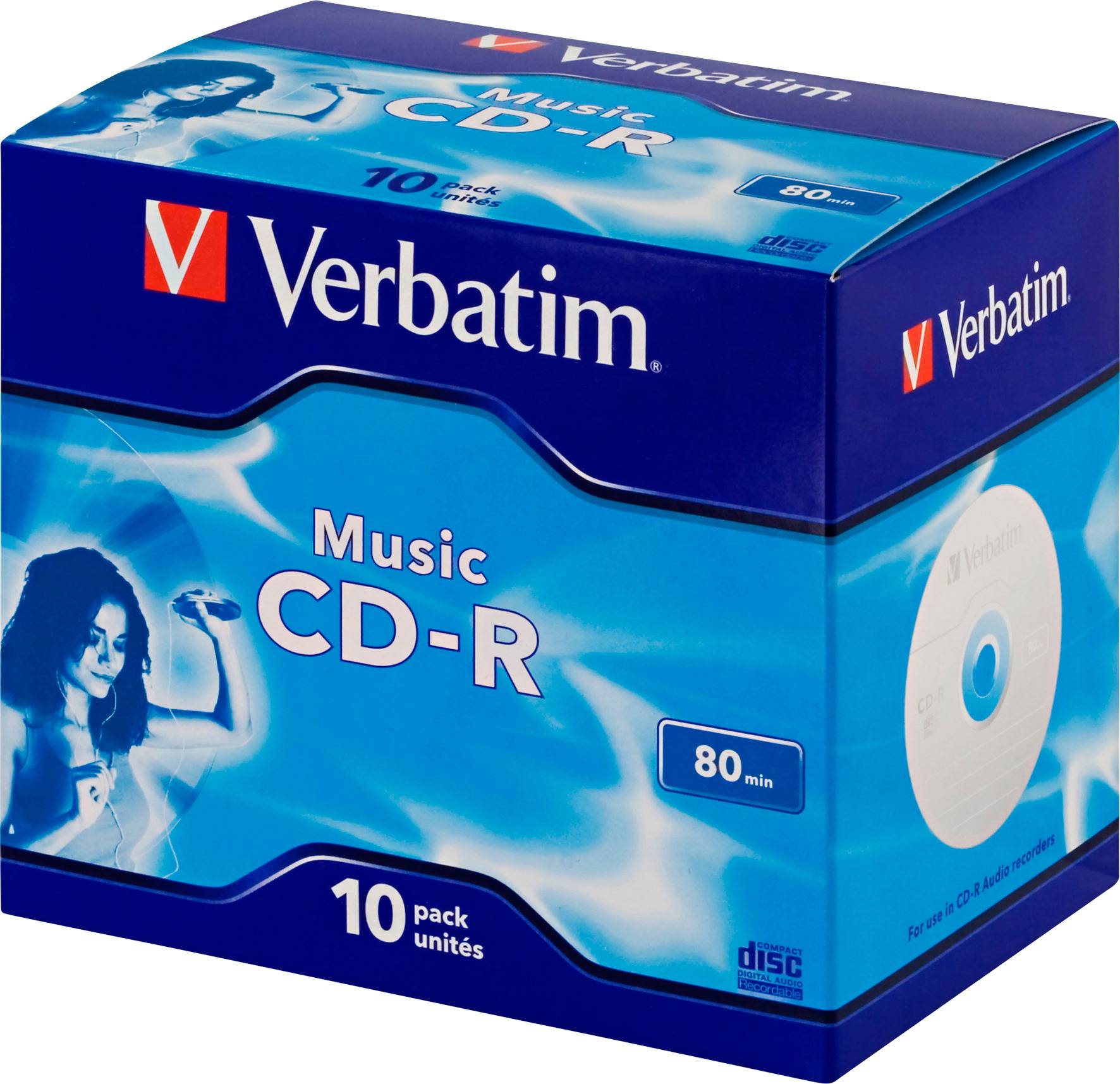 Dvd r skivor Verbatim CD-R 700MB 16x Jewelcase 10-Pack