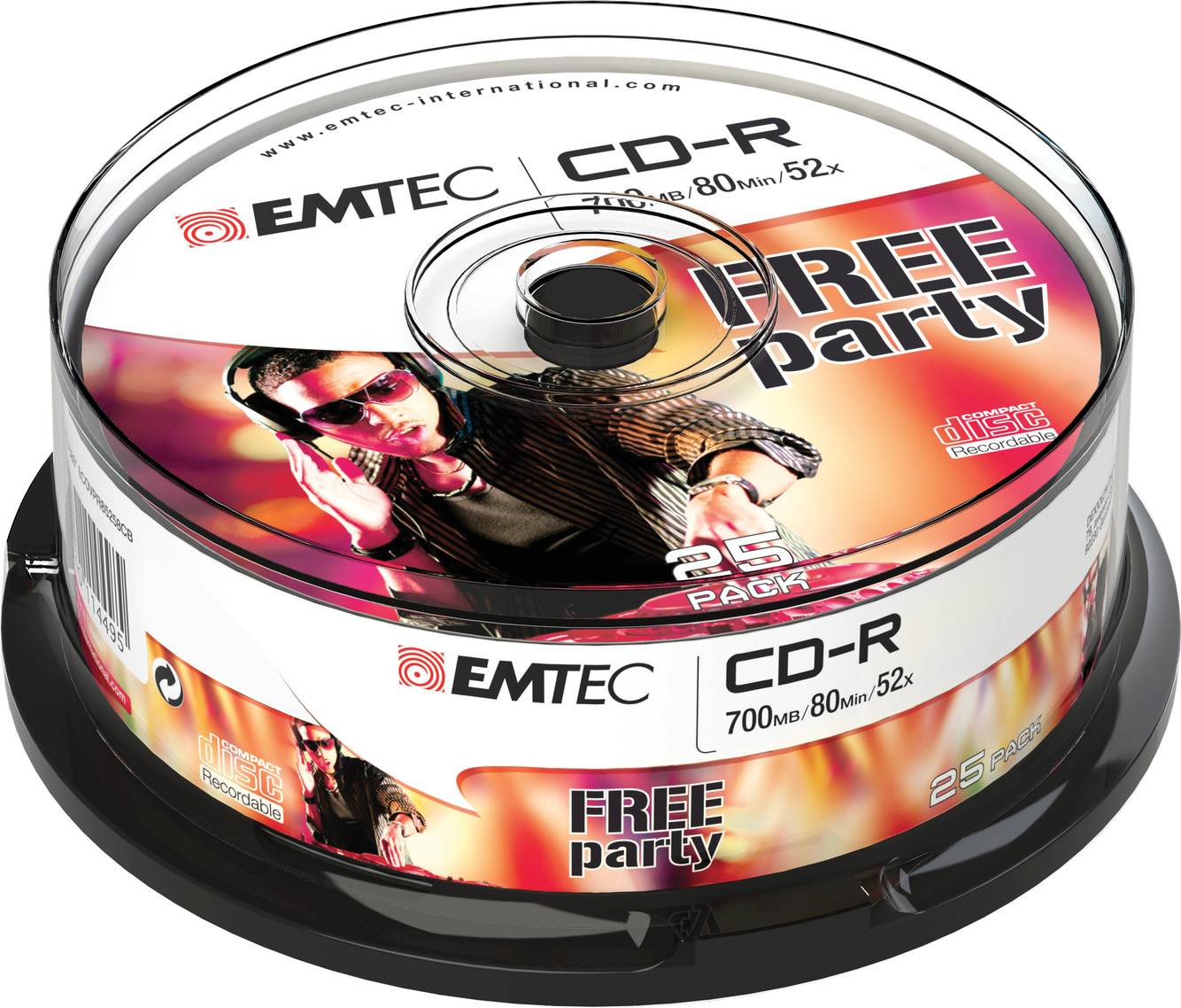 Emtec CD-R 700MB 52x Spindle 25-Pack