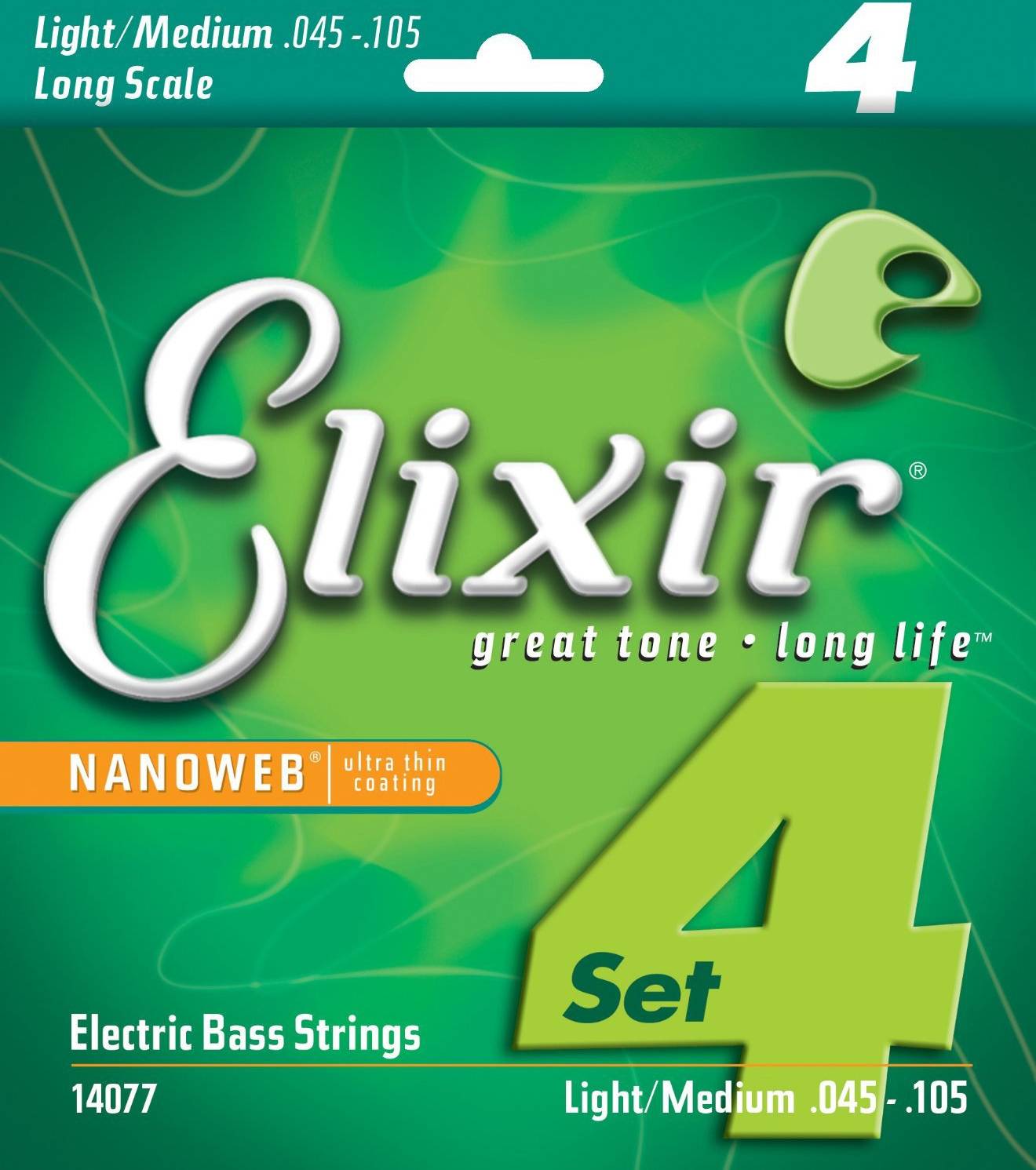 Elixir 14077 Light/Medium, Long Scale