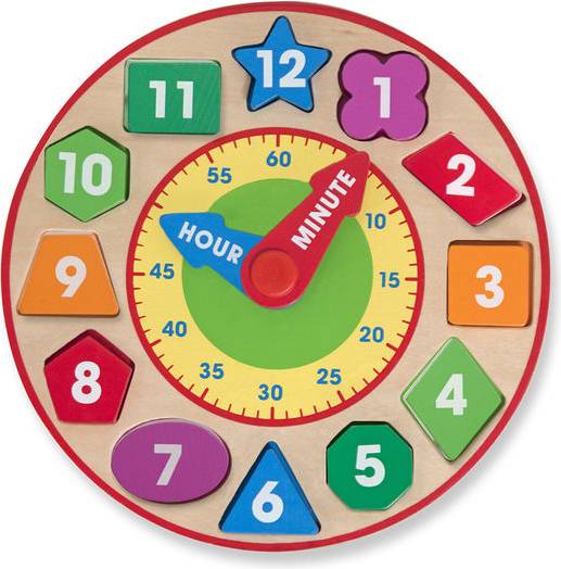 Melissa & Doug Shape Sorting Clock