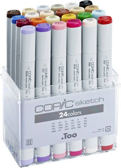 Copic Sketch Basic Set 24-pack