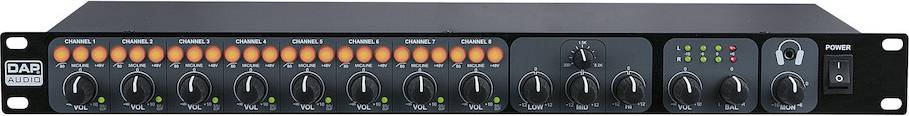 Compact 8.1 table de mixage rackable