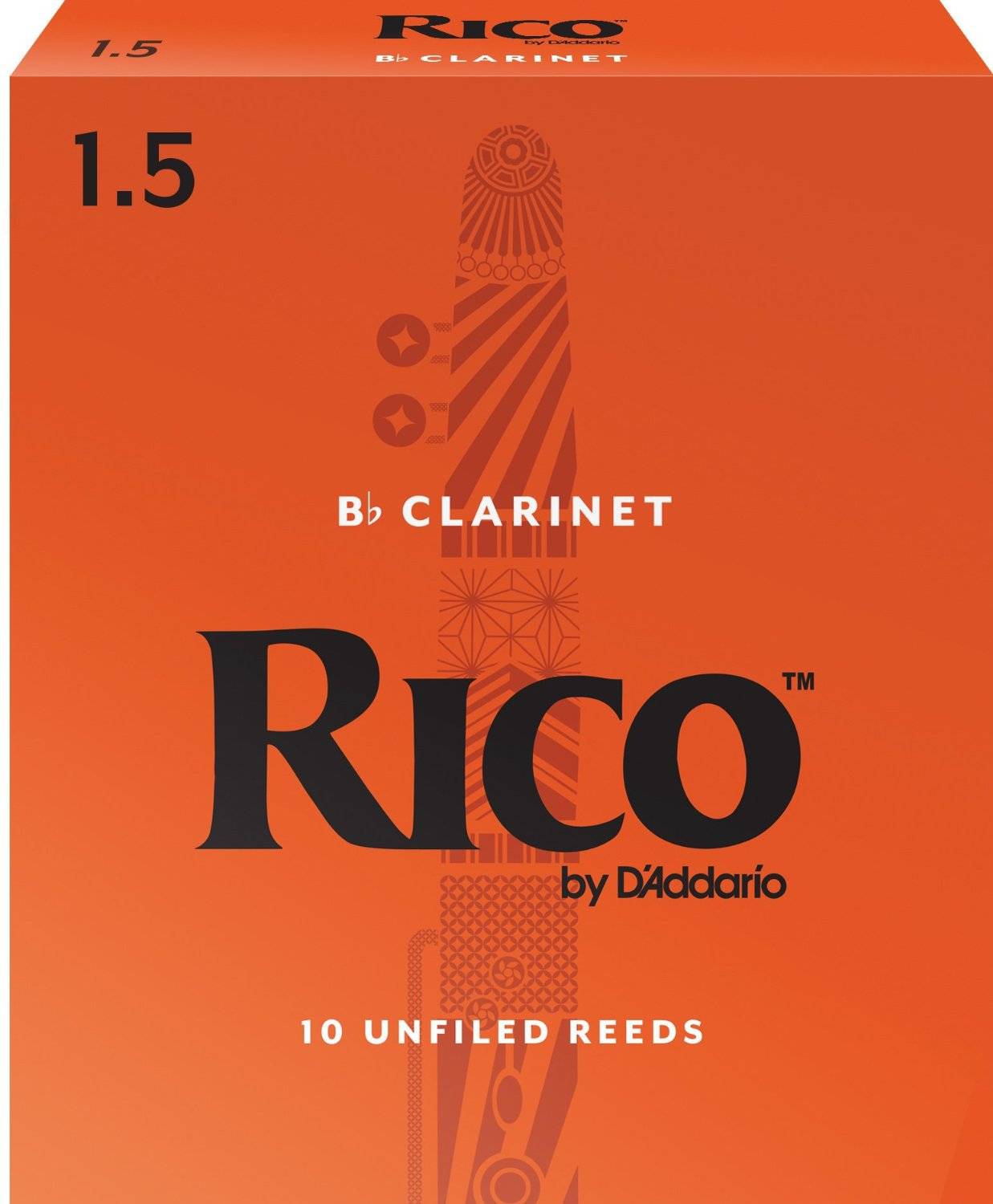 D'Addario Rico Bb Clarinet Reeds 1.5 Box