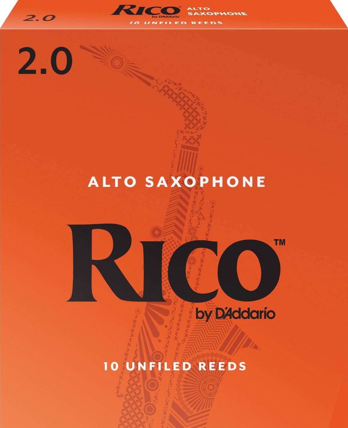D'Addario Rico Alto Sax 2 Box of 10 Reeds RJA1020