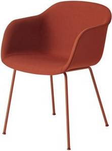 Muuto Fiber With Tube Base Kitchen Chair 76.5cm