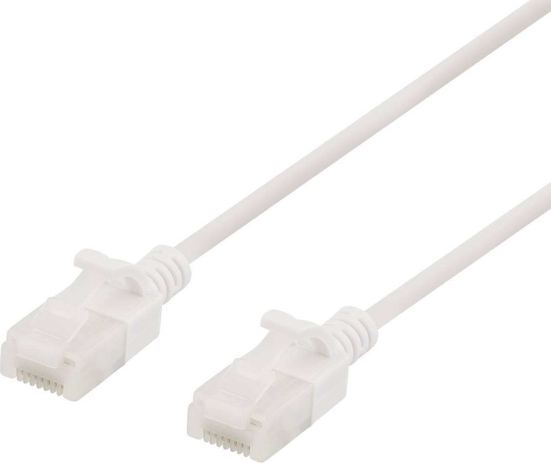 Deltaco Slim U/UTP Cat6a RJ45 - RJ45 LS0H 0.3m