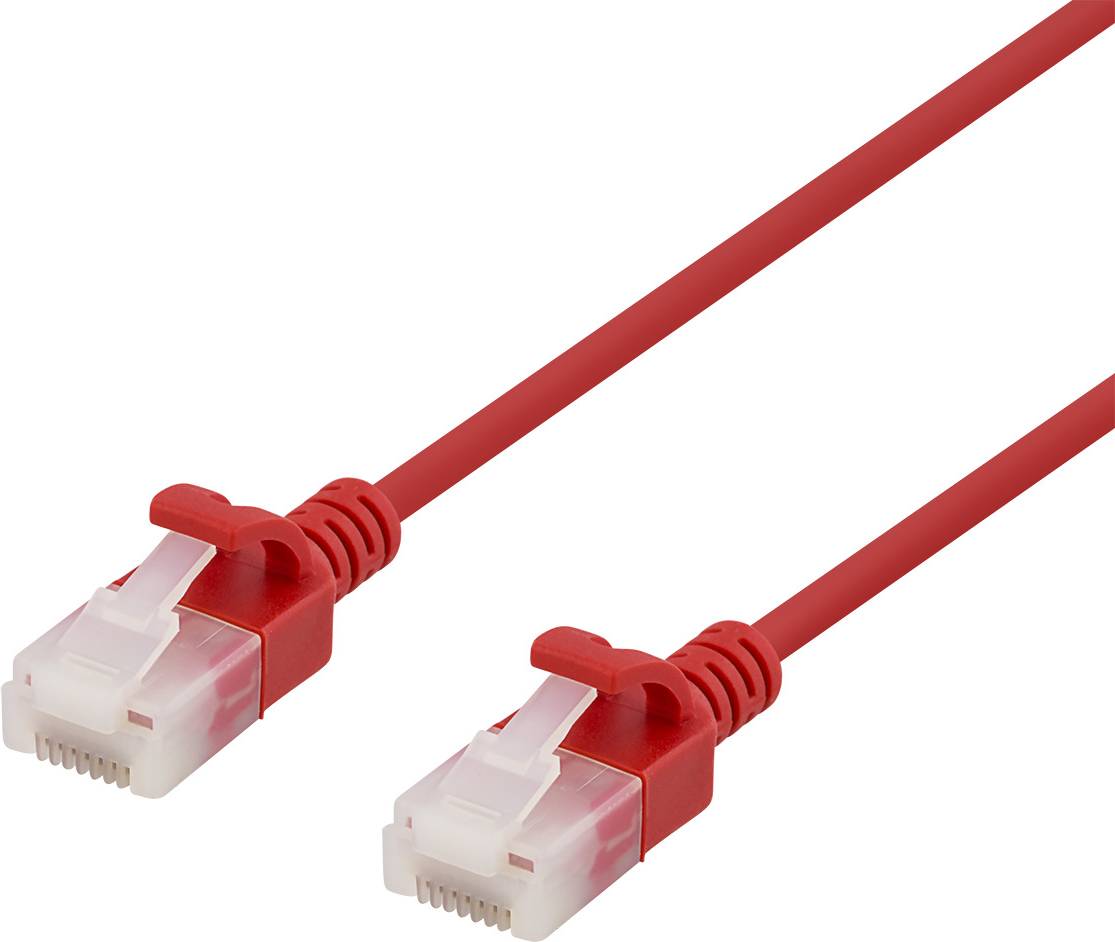 Deltaco Slim U/UTP Cat6a RJ45 - RJ45 LSZH