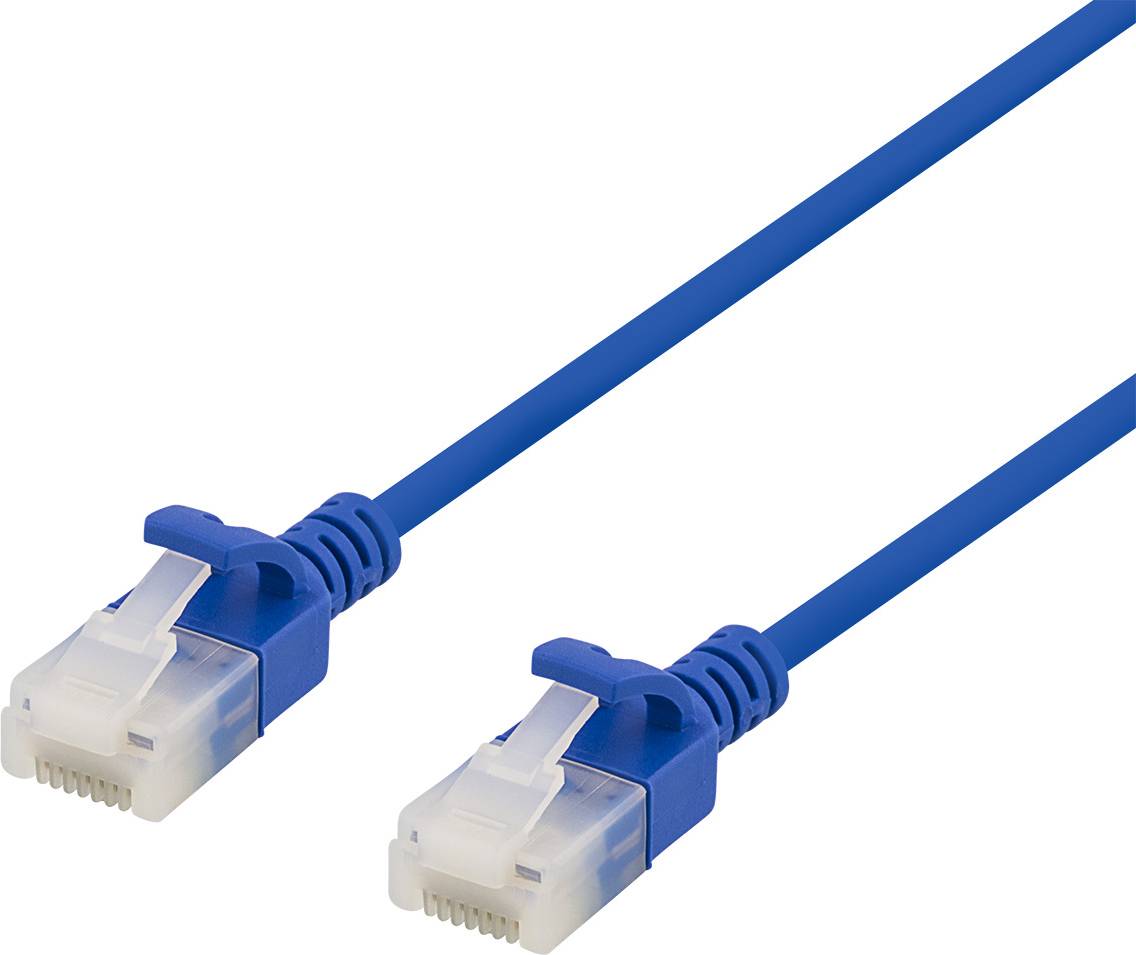 Deltaco Slim U/UTP Cat6a RJ45 - RJ45 LS0H 1.5m
