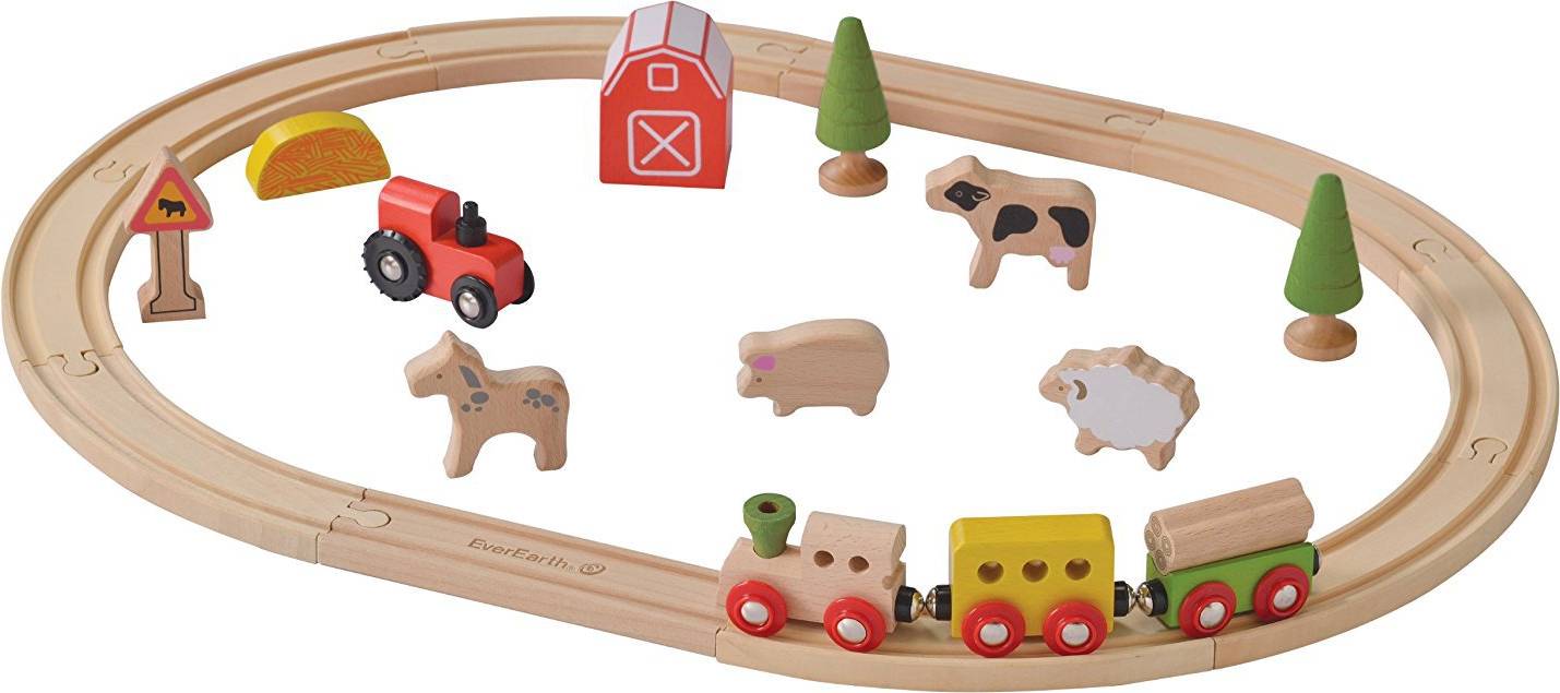 EverEarth Farm Train Set
