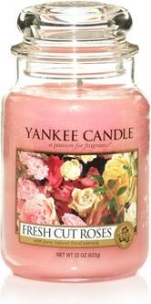 Yankee Candle Fresh Cut Roses Large Doftljus 623g