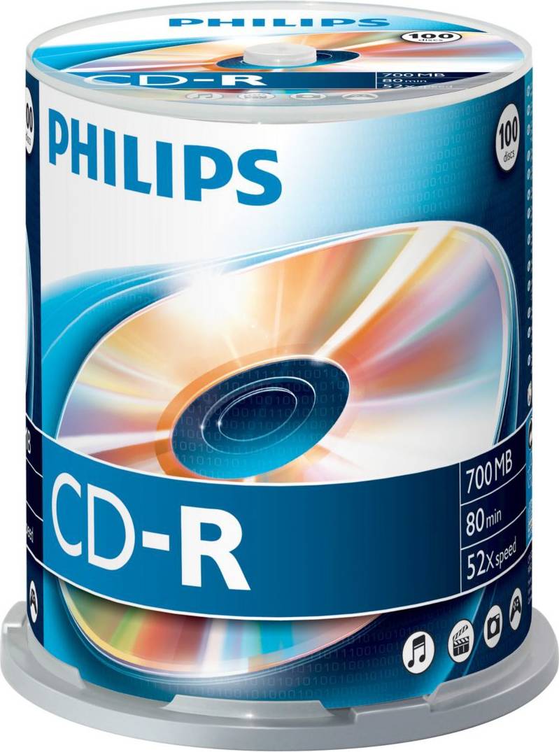 CD-R 700MB 52x Spindle 100-Pack