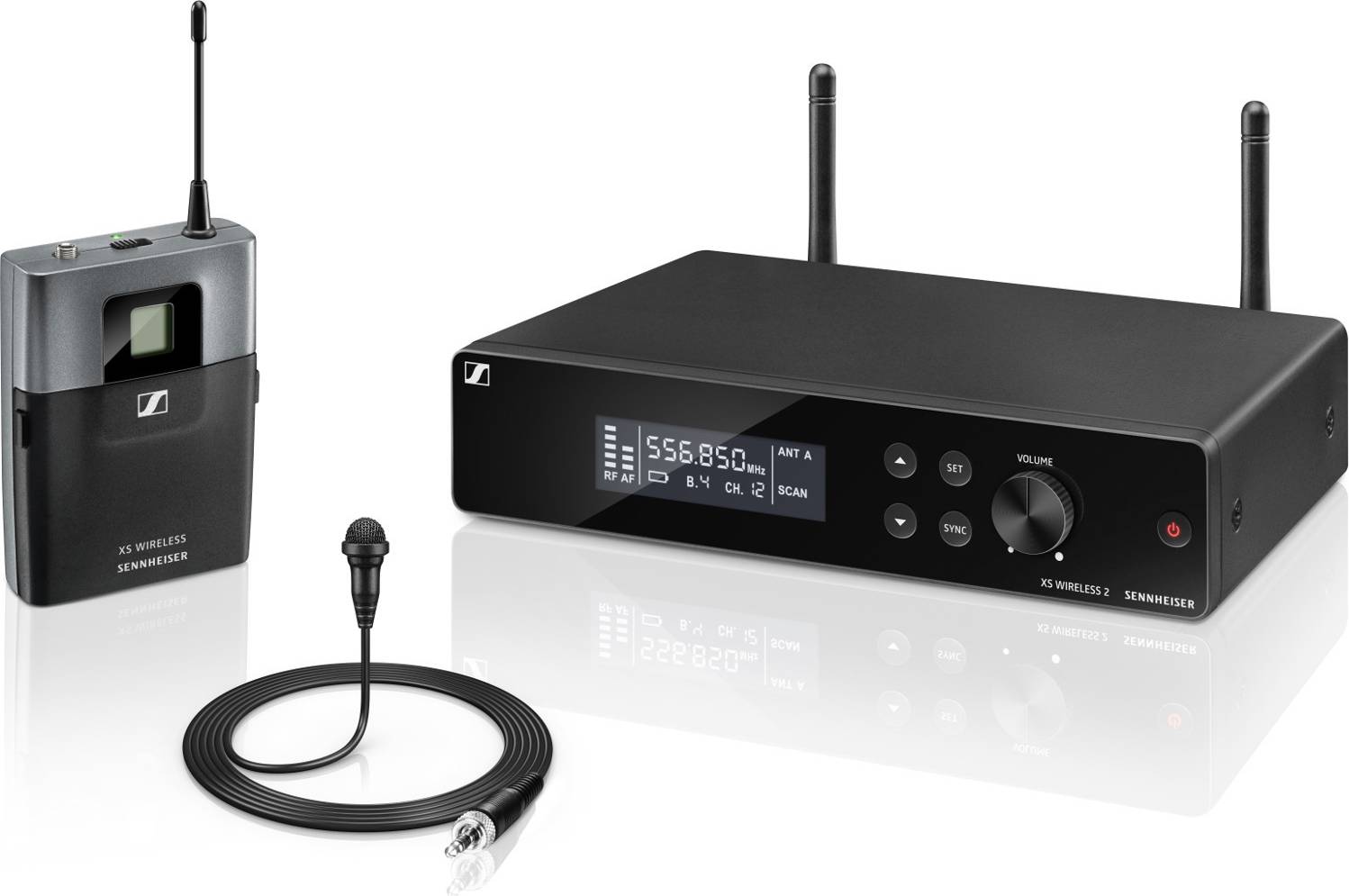 Sennheiser wireless microphone Sennheiser XSW 2-ME2 Wireless Lavalier Microphone System