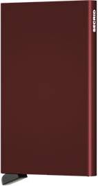 Metal kortholder Secrid Card Protector - Bordeaux