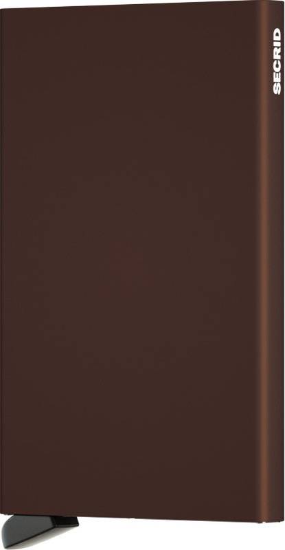 Metal kortholder Secrid Card Protector - Brown