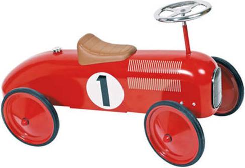 Goki Ride On Metal Vehicle Red