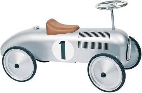 Goki Ride On Metal Vehicle Silver