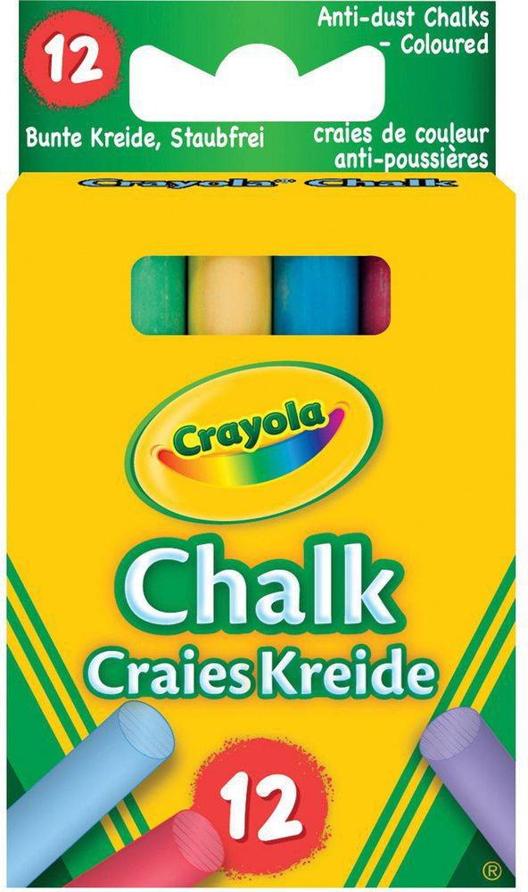 Crayola Chalk Assorted Color 12-pack