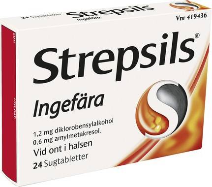 Strepsils Ingefær