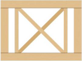 Plus Rome Single Door Gate 100x75cm