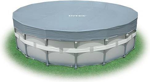 Intex Deluxe Rammepool Overdækning Ø5.49m