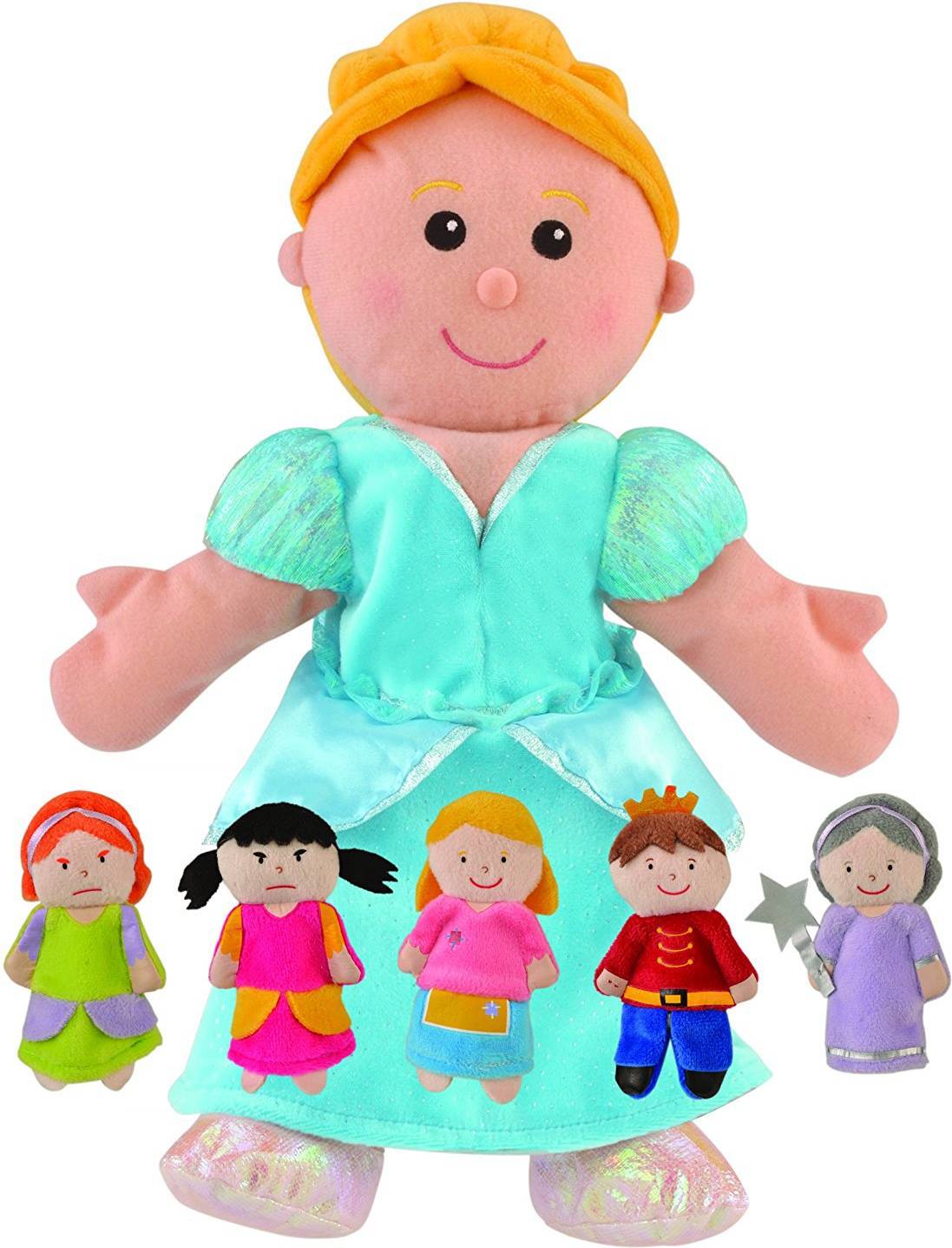 Cinderella Hand & Finger Puppet Set