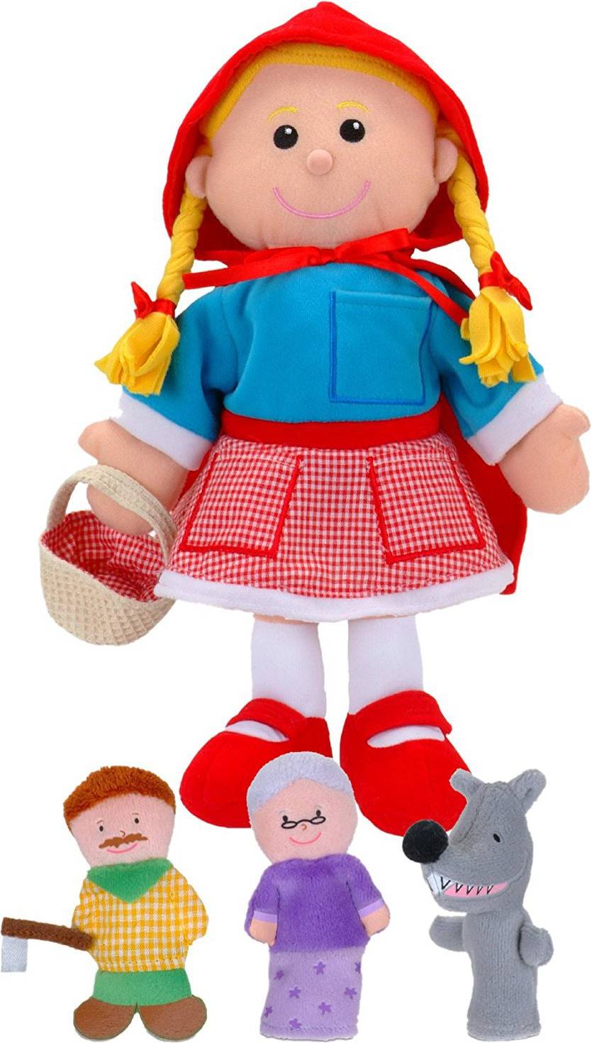 Riding Hood Hand & Finger Puppet Set
