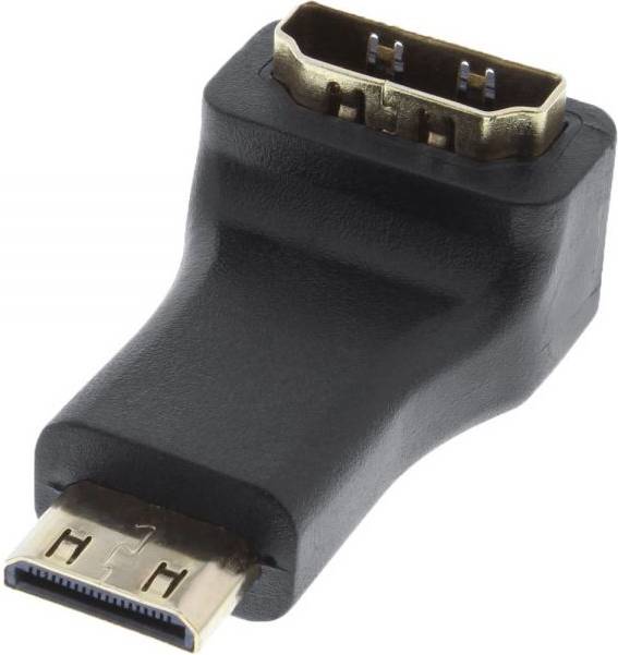 InLine HDMI-HDMI Mini Angled M-F Adapter