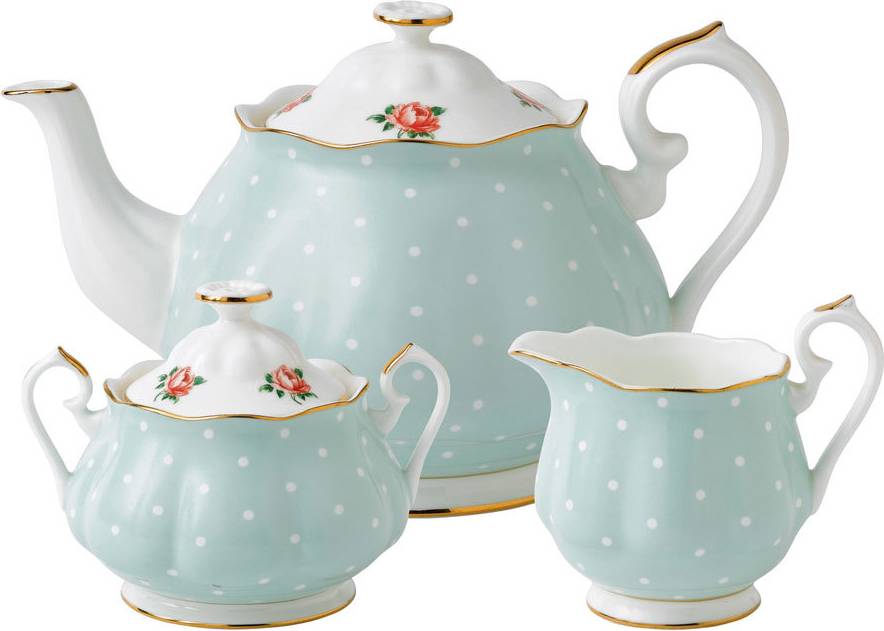 Polka Rose Tea Set