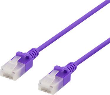 Deltaco Slim U/UTP Cat6a RJ45 - RJ45 LS0H 1.5m