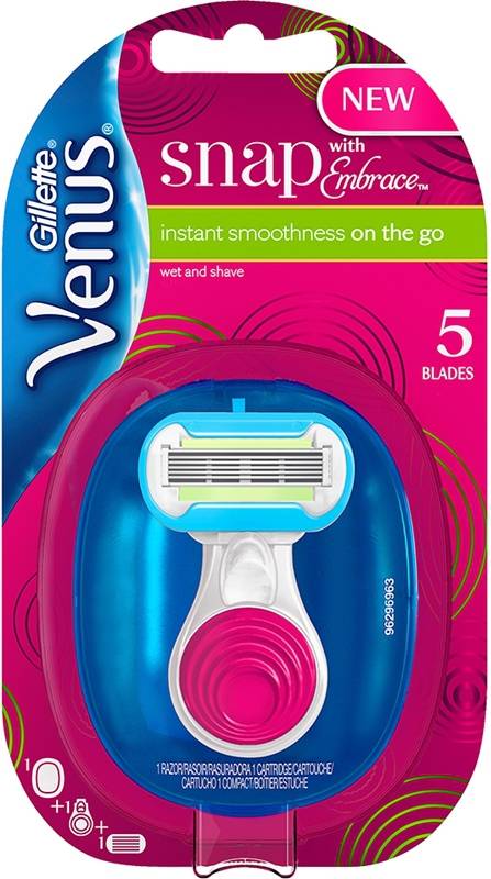 Venus blades Gillette Venus Snap with Embrace Razor