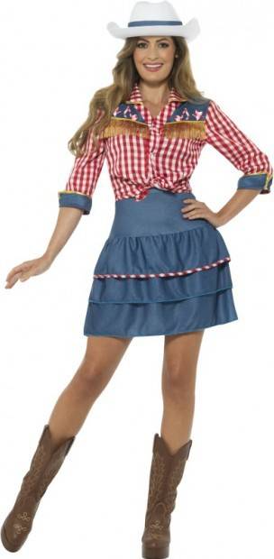 Smiffys Rodeo Doll Costume