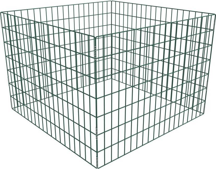 vidaXL Compost Grid Square