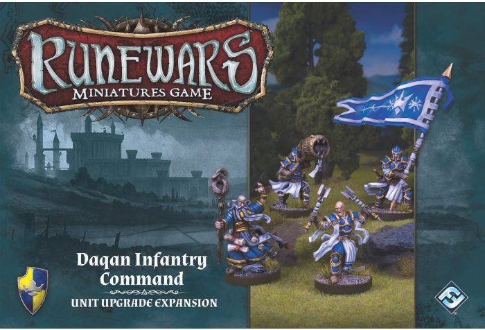 Fantasy Flight Games Runewars: Daqan Infantry Command Unit Upgrade Expansion