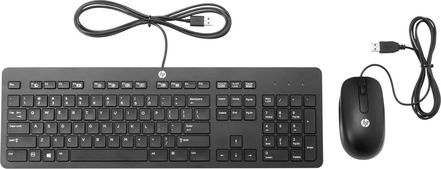 Keyboard and mouse HP Slim USB Keyboard & Mouse
