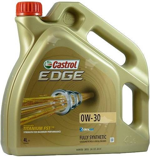Castrol edge 0w 30 Castrol Edge Titanium FST 0W-30