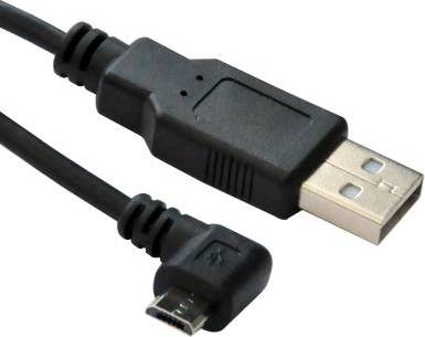 USB A-USB Micro-B Angled