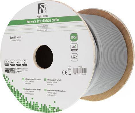 Deltaco RJ45 S/FTP Cat7 100m